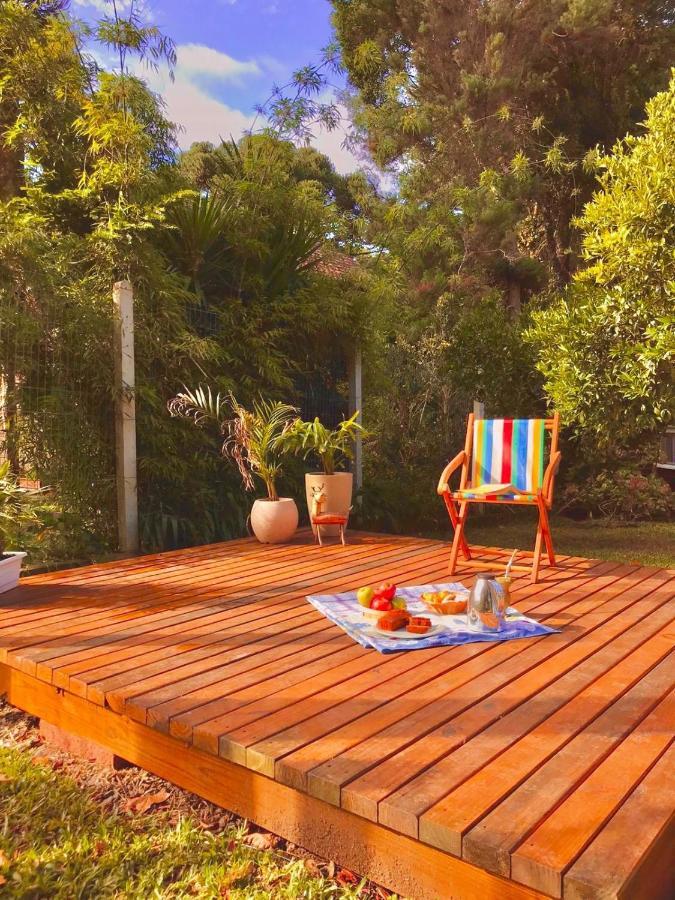 Casa Calandra Chale Colonial De Madeira Na Serra Gaucha, Canelars Villa ภายนอก รูปภาพ
