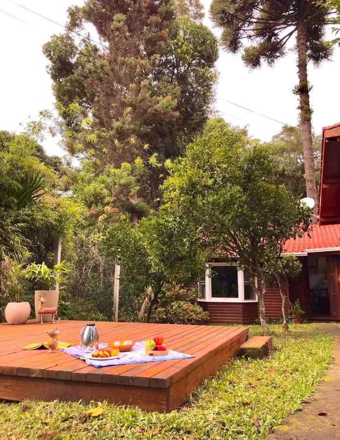 Casa Calandra Chale Colonial De Madeira Na Serra Gaucha, Canelars Villa ภายนอก รูปภาพ